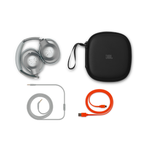 JBL EVEREST™ ELITE 750NC - Silver - Wireless Over-Ear Adaptive Noise Cancelling headphones - Detailshot 2